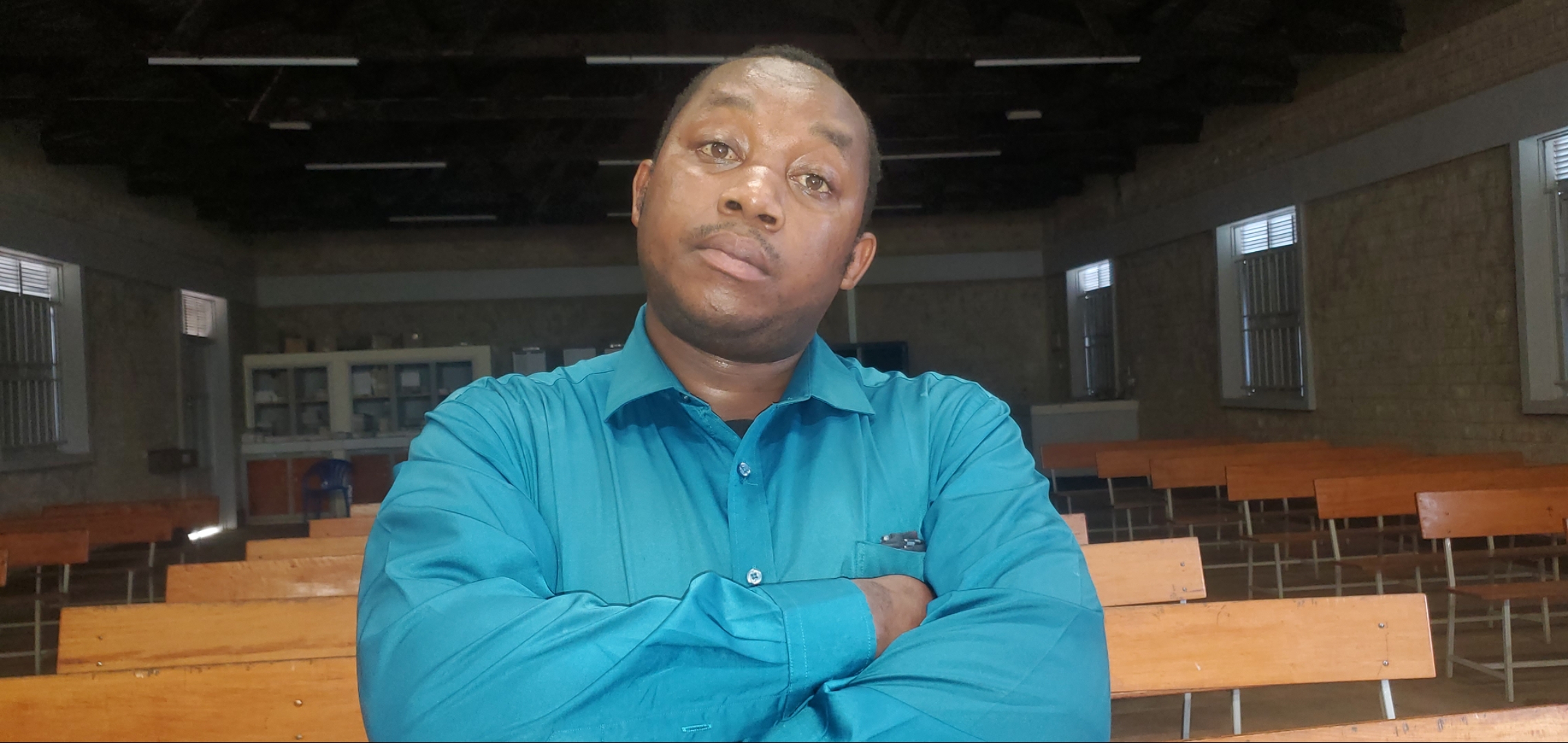 Shabani Aime at work