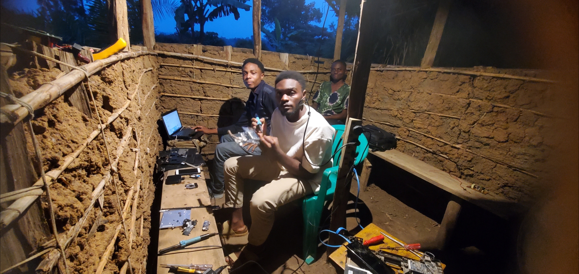 Shabani Aime at work