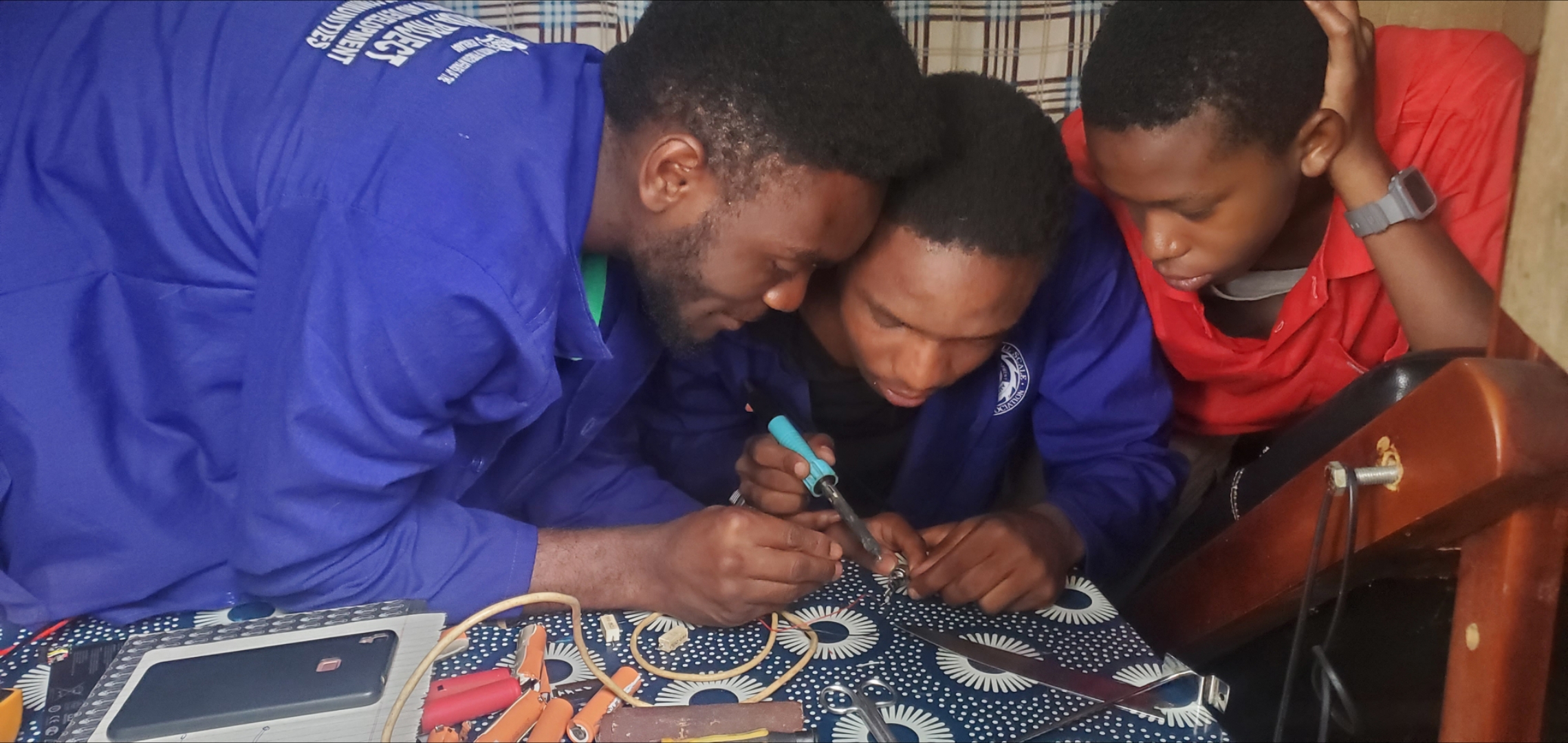 Shabani Aime at work