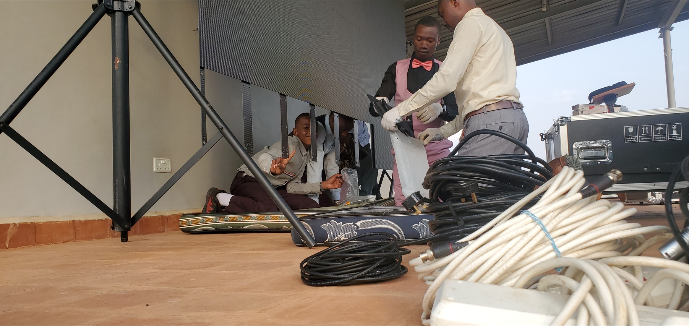 Shabani Aime at work