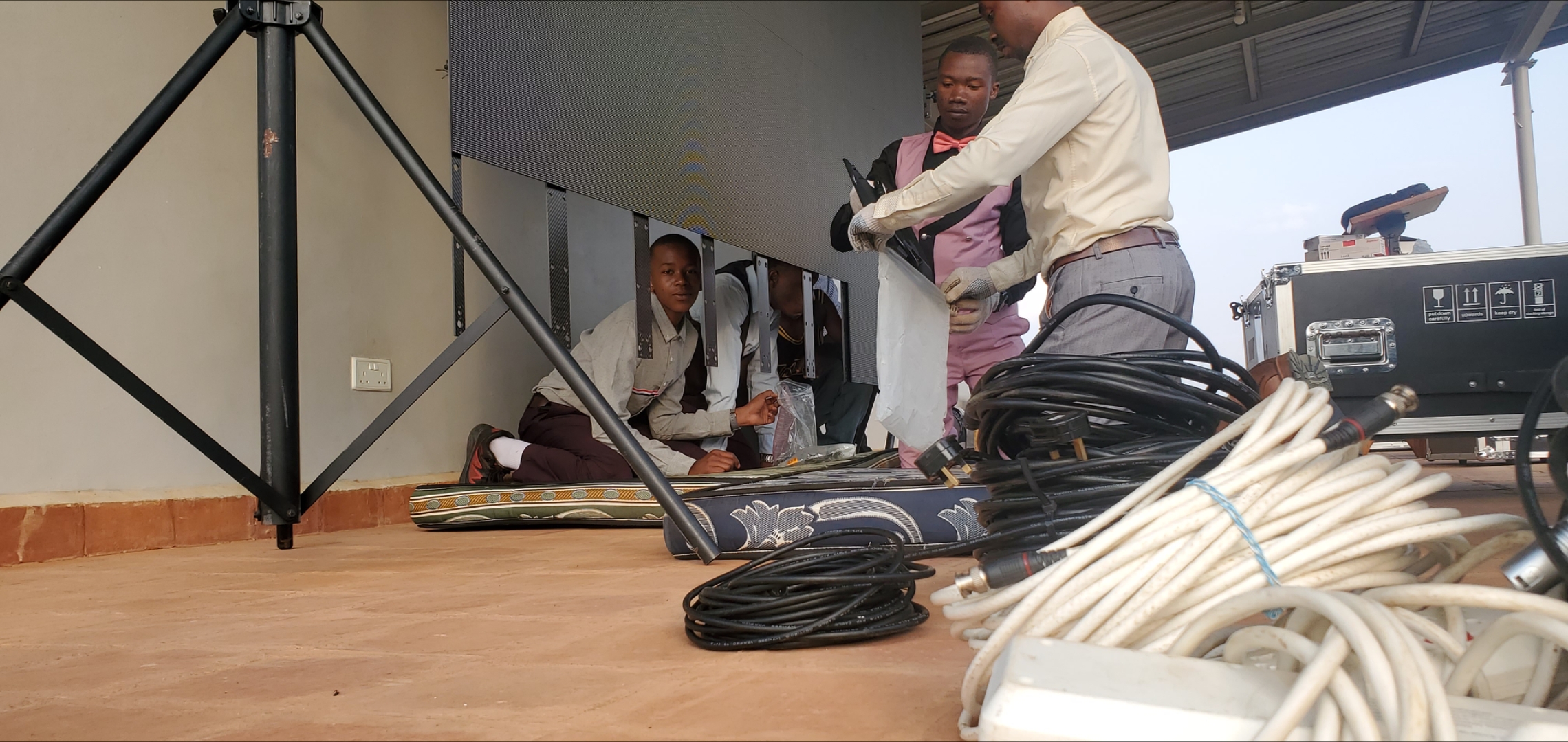 Shabani Aime at work