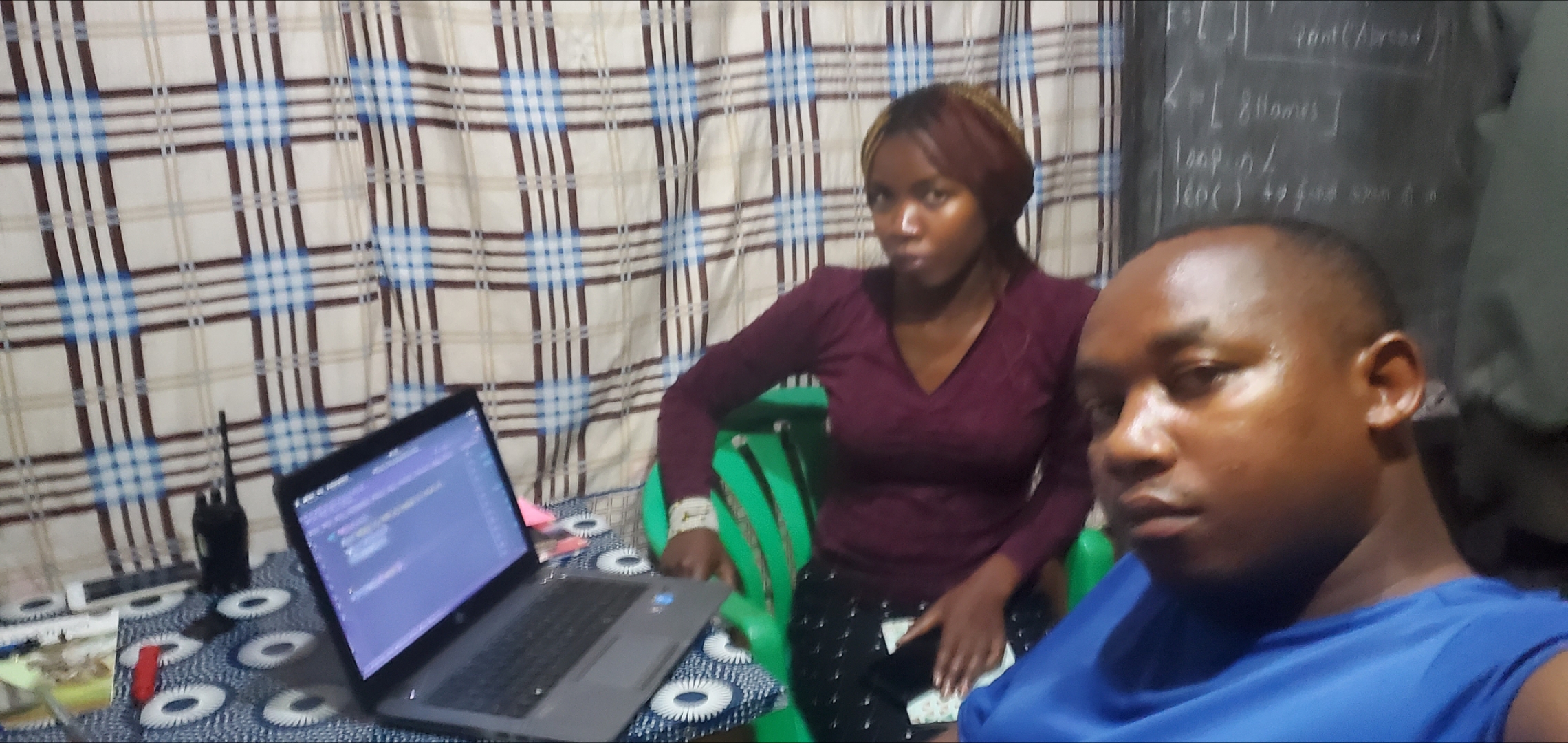 Shabani Aime at work