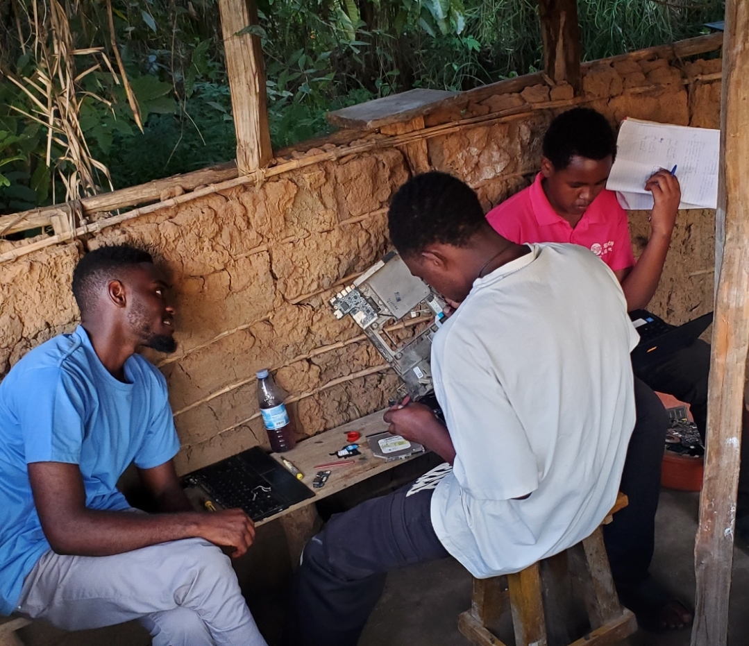 Shabani Aime at work